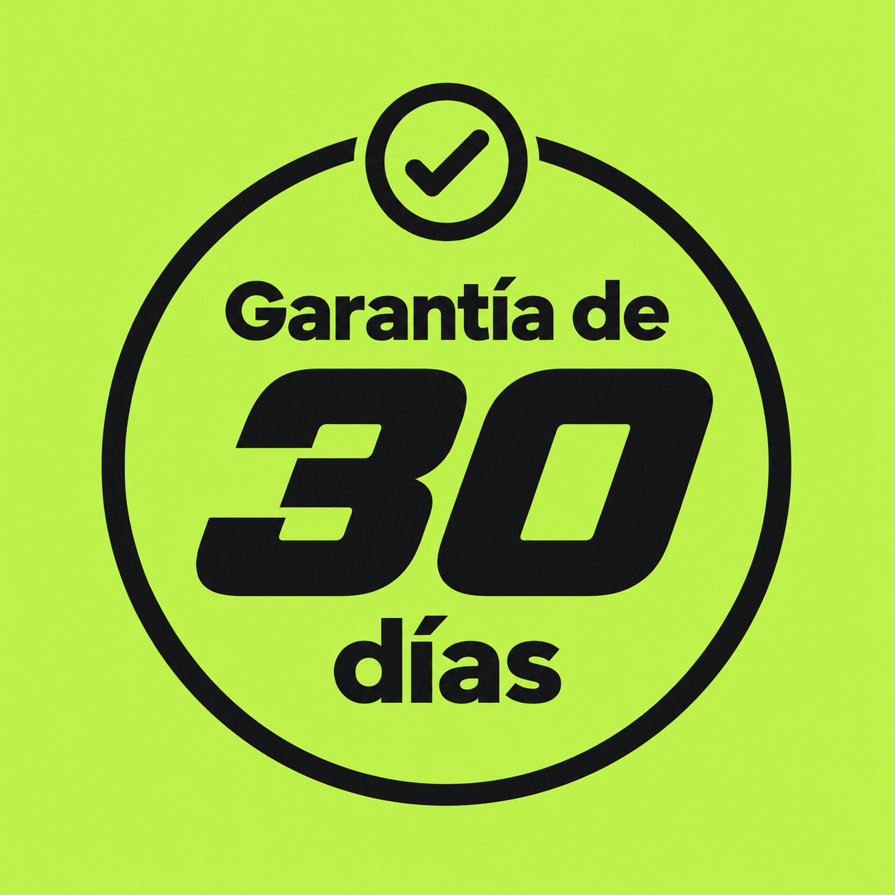 Garantía de 30 días