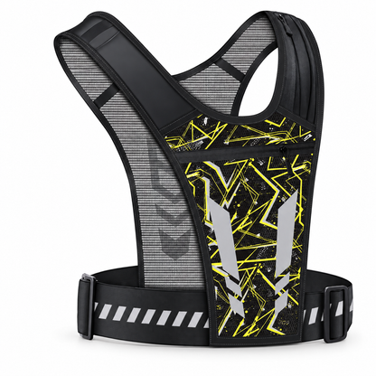 Chaleco reflectante para correr manos libres